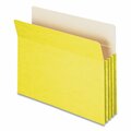 Smead Pocket File, 3-1/2" Expansion, Yellow, PK10 73233